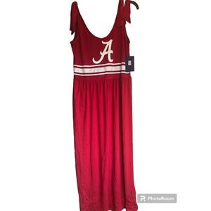 G-III 4Her by Carl Banks University Of Alabama Women's Maxi Dress Small Red Tdie